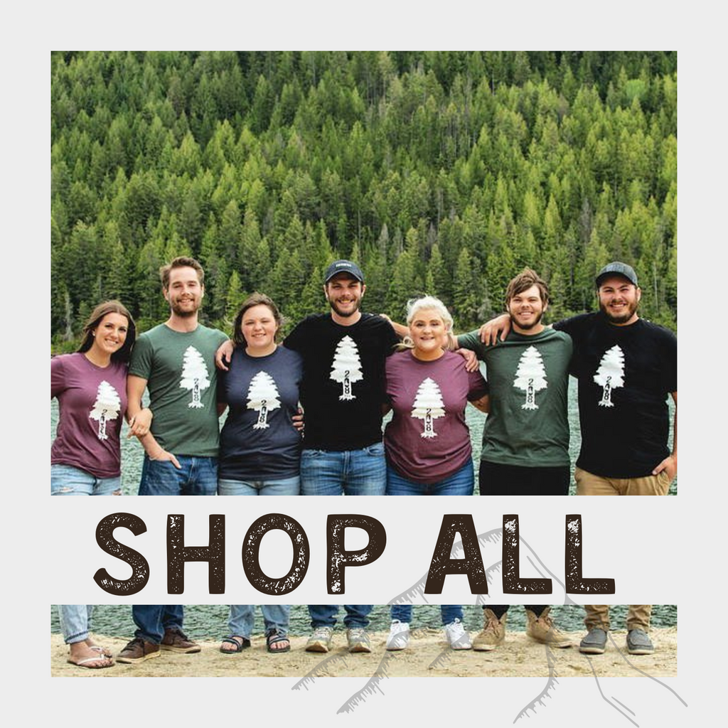 Shop Our Complete Graphic Tee Collection at 208 Tees | A Graphic Tee Company for kids, babies, women and men - located in Athol, Idaho