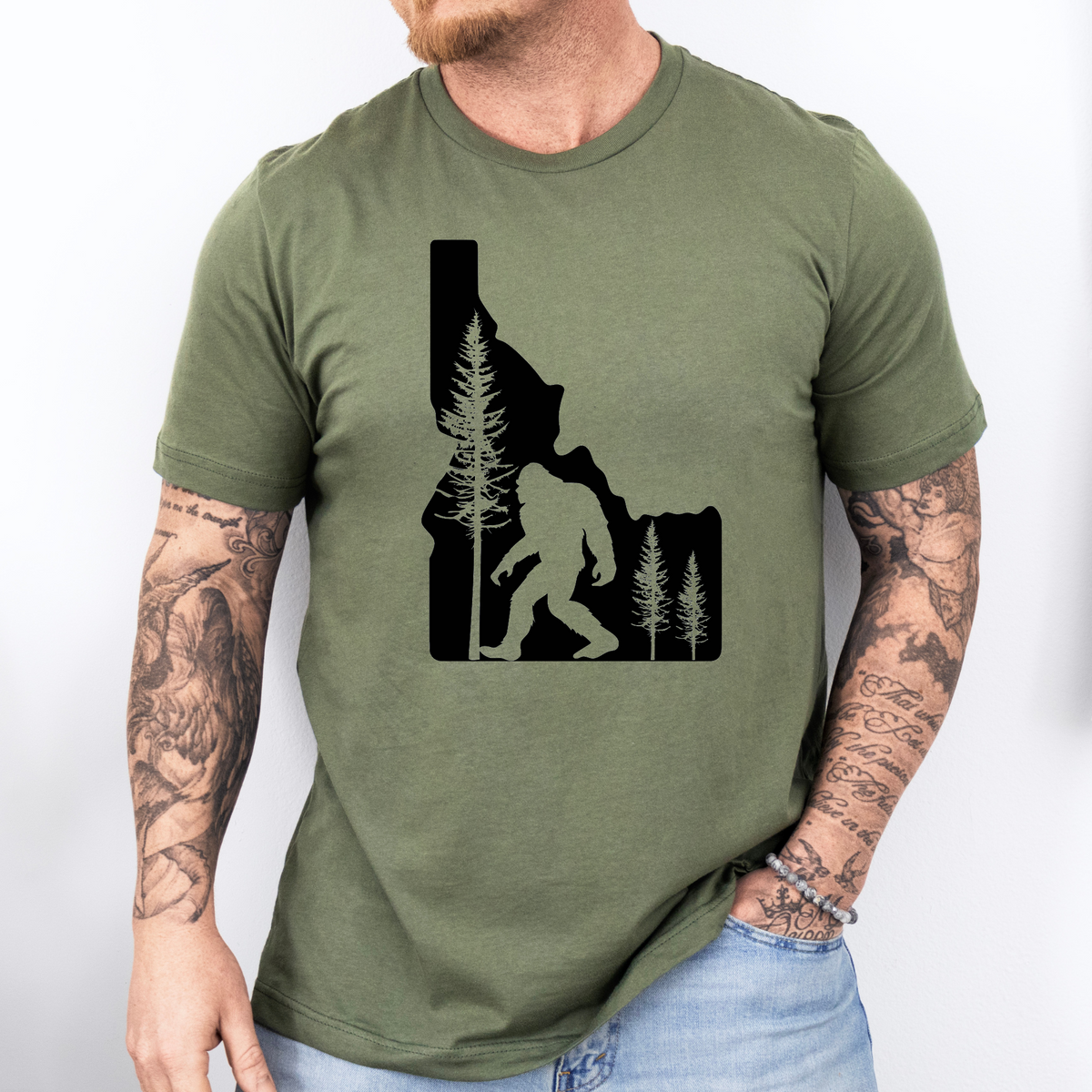 Idaho Bigfoot TShirt - Unisex Graphic Tee | Soft Cotton Blend