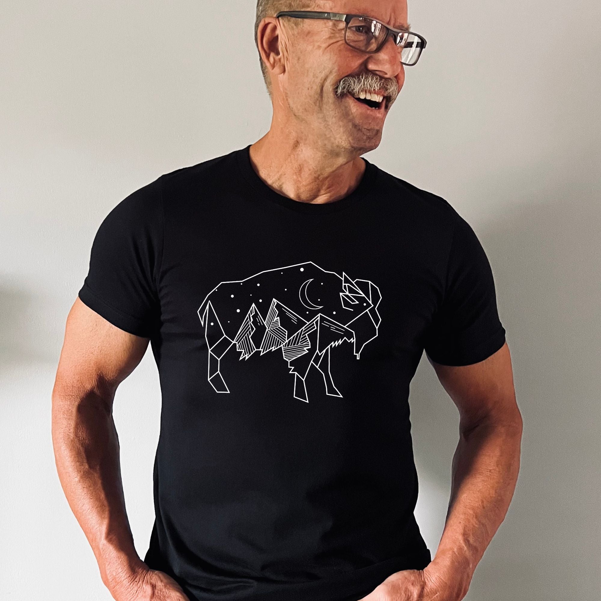 Buffalo T Shirt for Men-208 Tees- 208 Tees, A Women's, Men's and Kids Online Graphic Tee Boutique, Located in Spirit Lake, Idaho