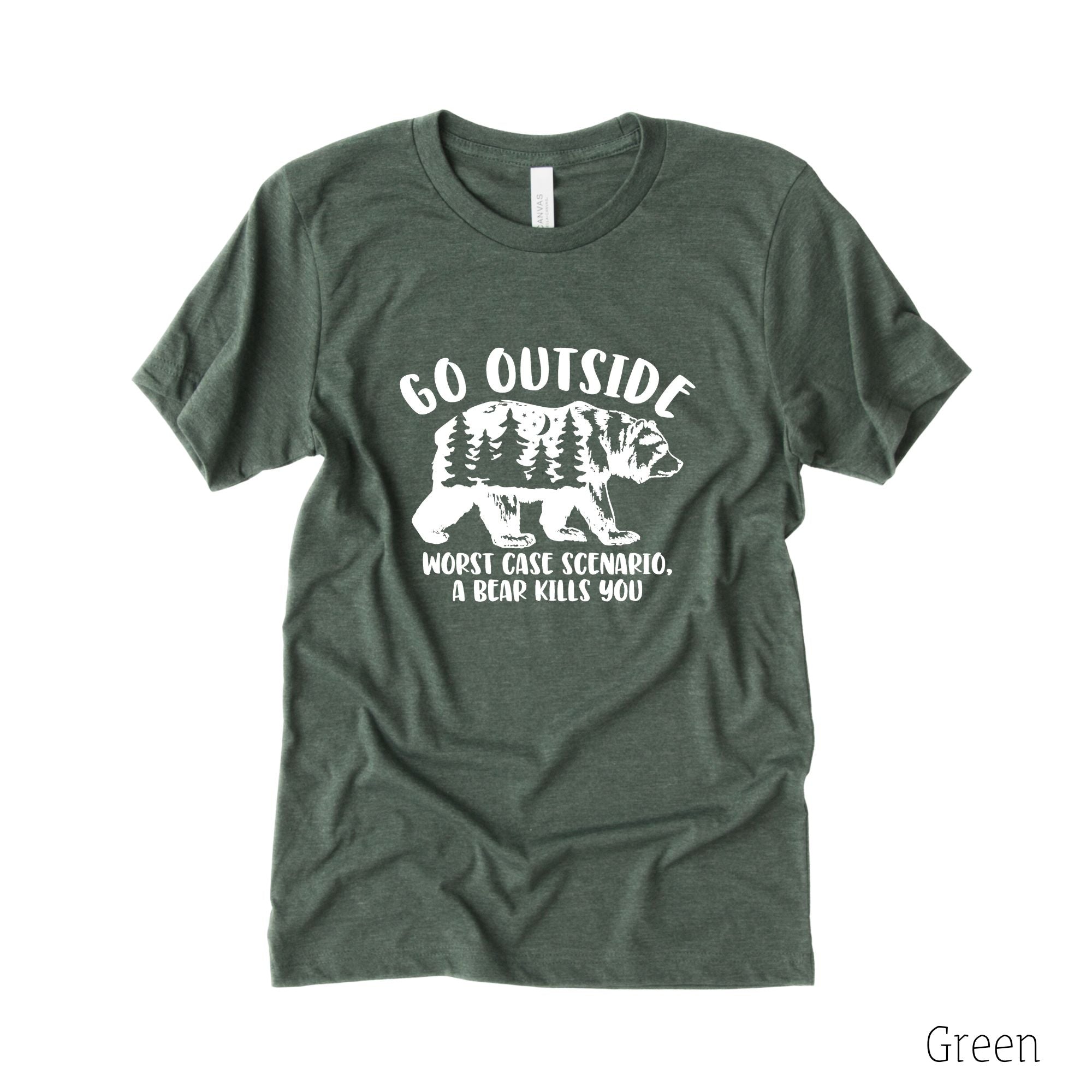 Funny Bear TShirt for Men-208 Tees- 208 Tees, A Women's, Men's and Kids Online Graphic Tee Boutique, Located in Spirit Lake, Idaho