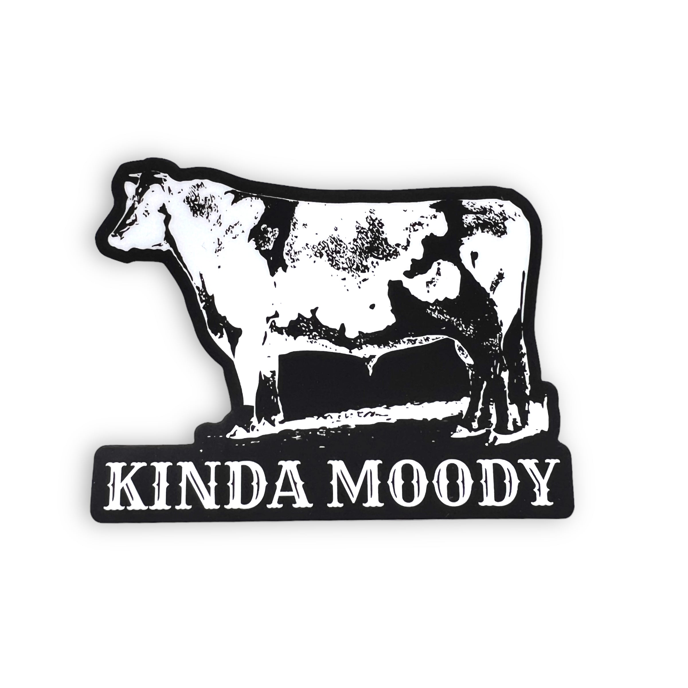 Kinda Moody Sticker-Sticker-208 Tees- 208 Tees, A Women's, Men's and Kids Online Graphic Tee Boutique, Located in Spirit Lake, Idaho
