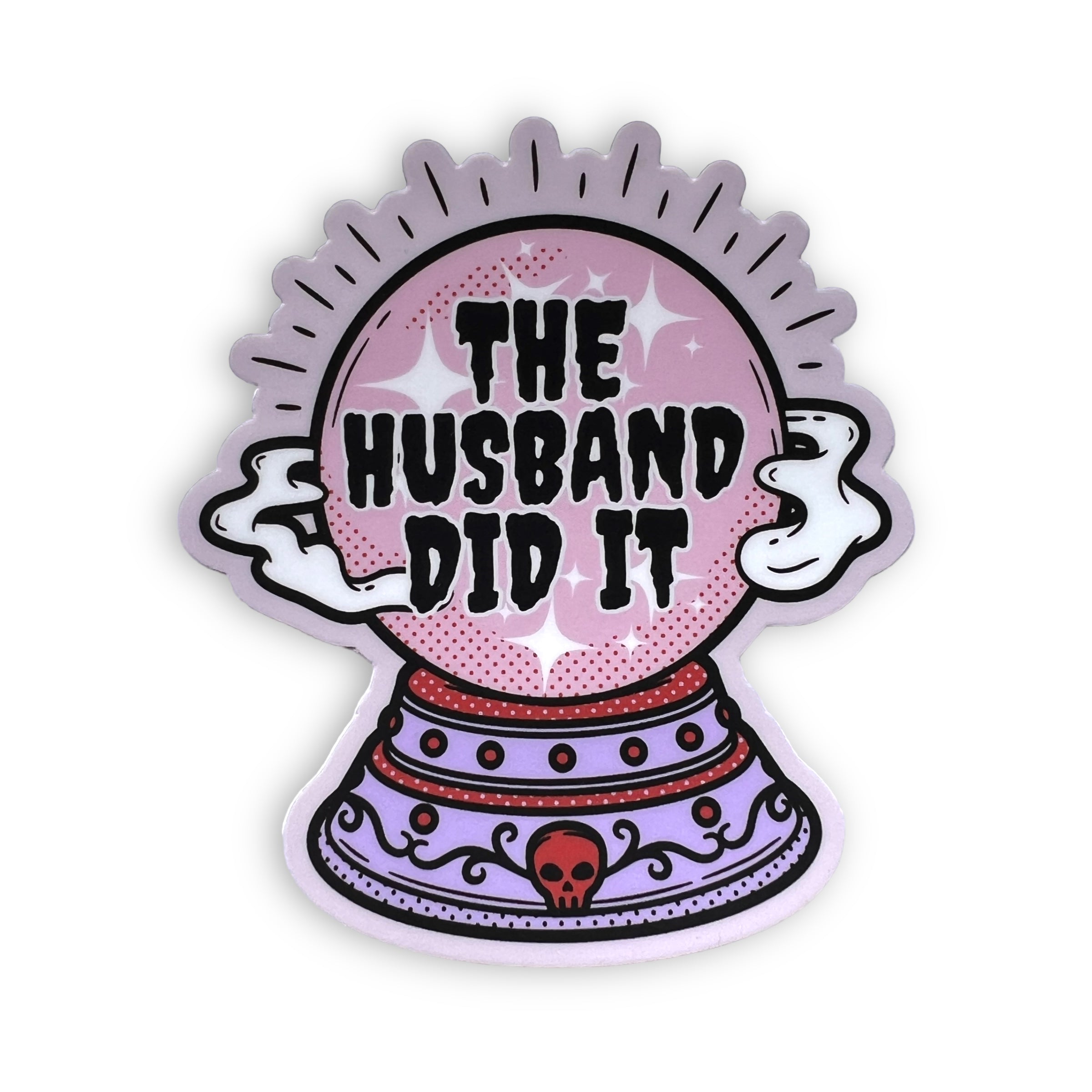 True Crime Sticker-Sticker-208 Tees- 208 Tees, A Women's, Men's and Kids Online Graphic Tee Boutique, Located in Spirit Lake, Idaho