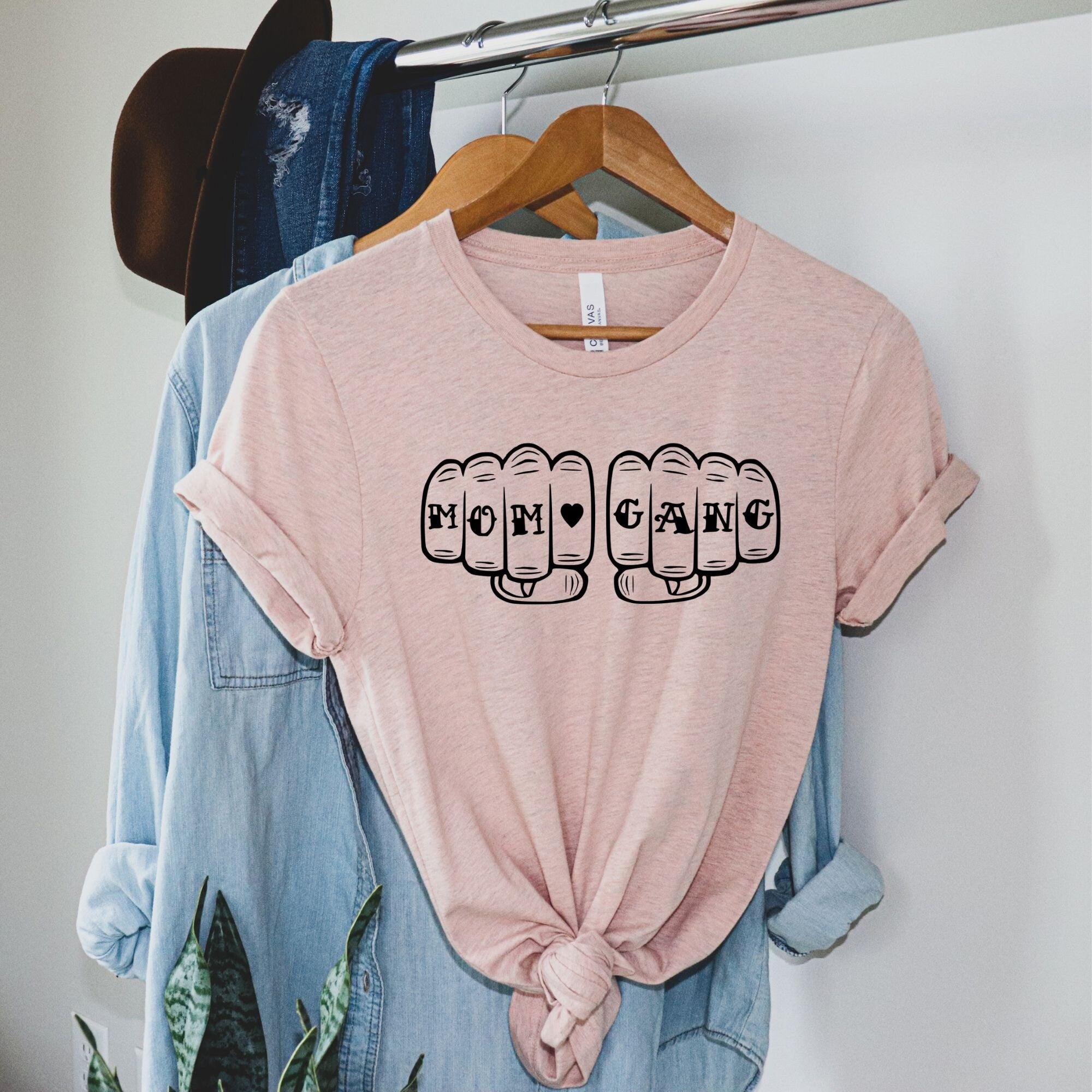 Mom Gang Shirt, Mom Shirt, Mother's Day Gift, Shirt for Mom, Momma Bear Shirts, Pregnancy Announcement Shirt, Baby Shower Gifts-208 Tees- 208 Tees, A Women's, Men's and Kids Online Graphic Tee Boutique, Located in Spirit Lake, Idaho