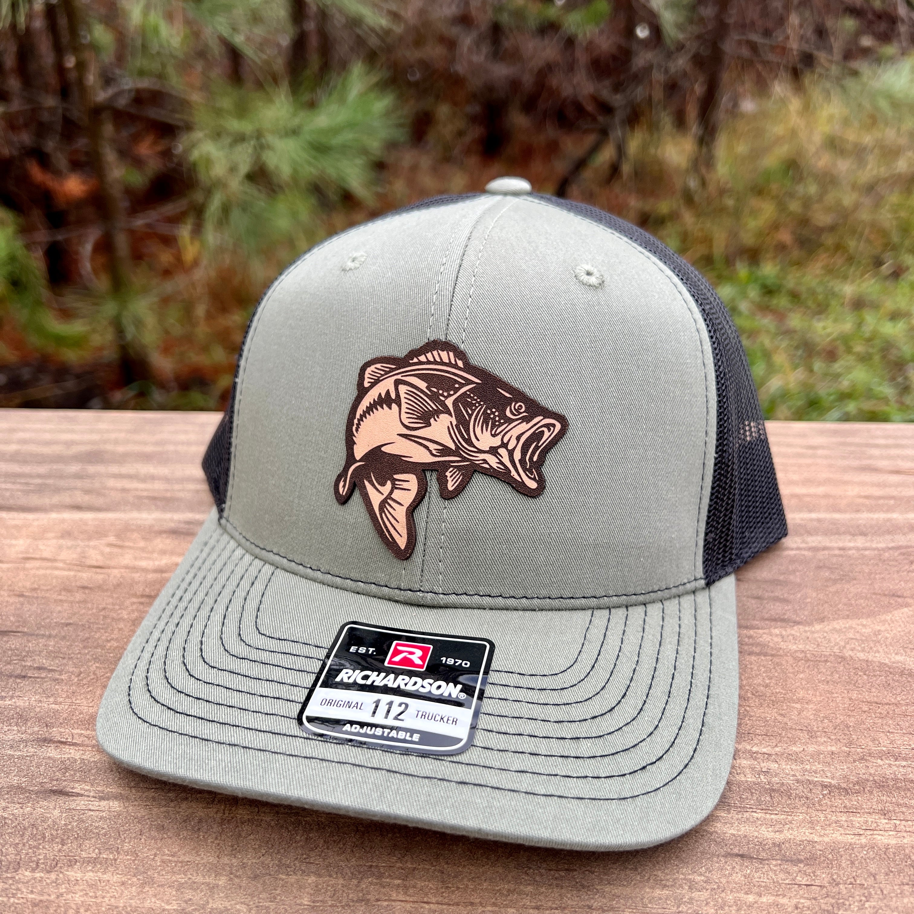 Vintage Fishing Hat Bass With Tags Frat Hipster Mesh SnapBack Tan