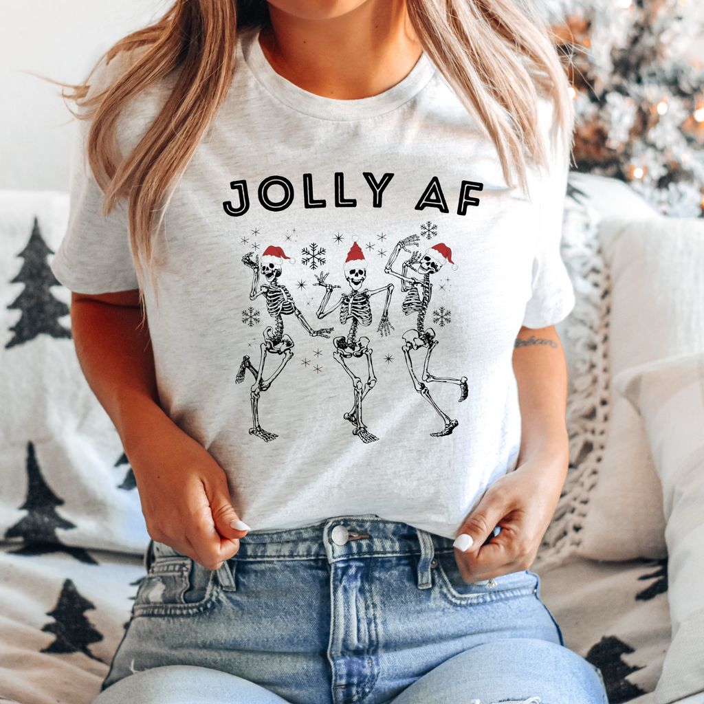 Funny Christmas Shirt, Santa Shirt, Jolly, Holiday 162-208 Tees- 208 Tees, A Women's, Men's and Kids Online Graphic Tee Boutique, Located in Spirit Lake, Idaho