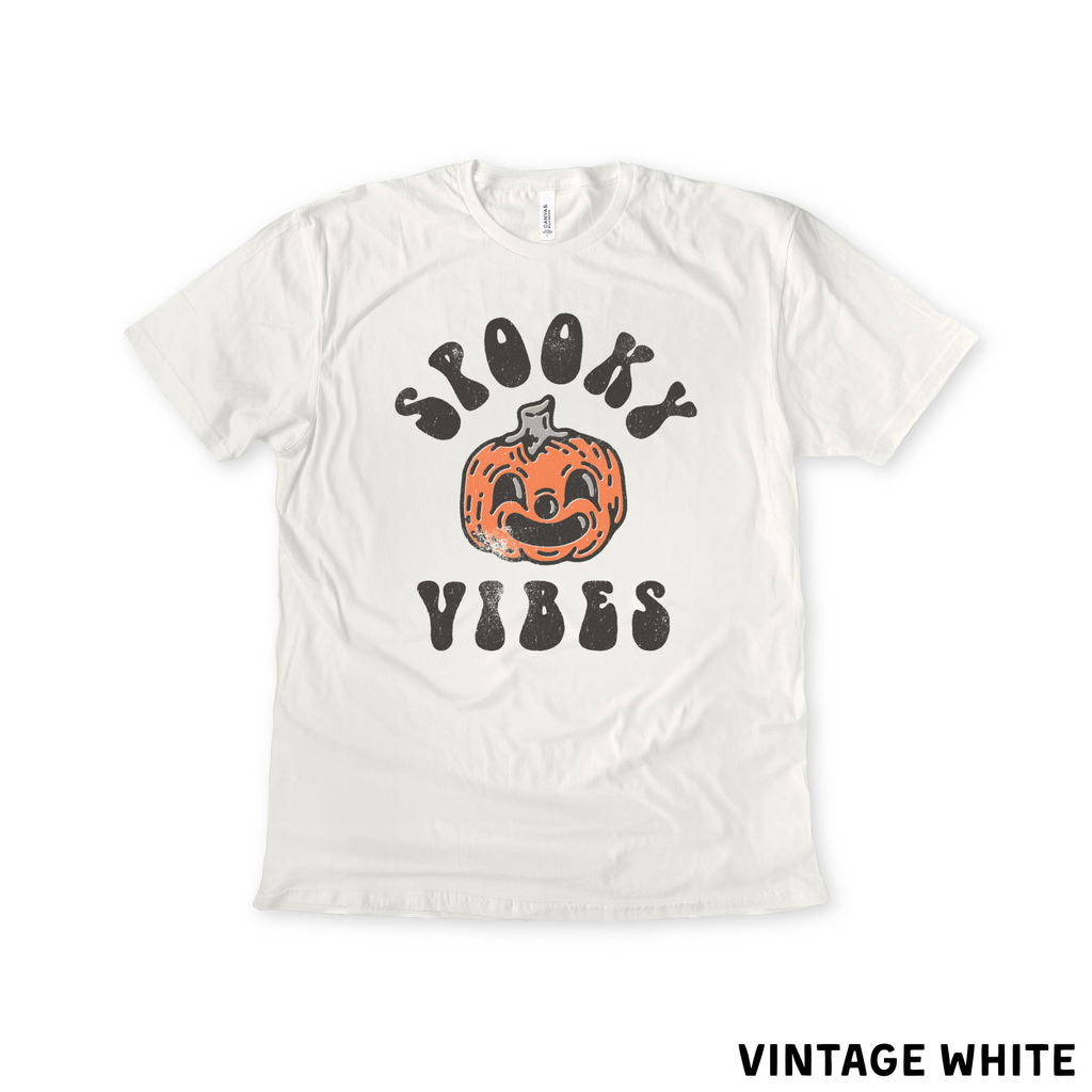 Cute fall graphic tee with jack-o’-lantern design
