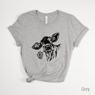 Cute Cow Graphic Tee for Women-208 Tees- 208 Tees, A Women's, Men's and Kids Online Graphic Tee Boutique, Located in Spirit Lake, Idaho