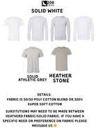 a collection of solid white long-sleeved T-shirts in various colors, including solid grey, Heather stone, and solid athletic grey.