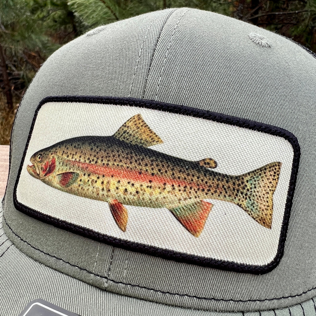 Rainbow Trout Fishing Hat - Richardson Loden Green/Black
