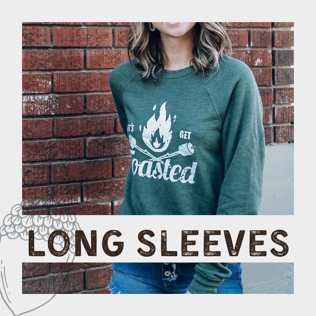 Shop 208 Tees Long Sleeves Collection  - Soft and Unique Graphic Long Sleeves | An online graphic t-shirt boutique located in Athol, Idaho