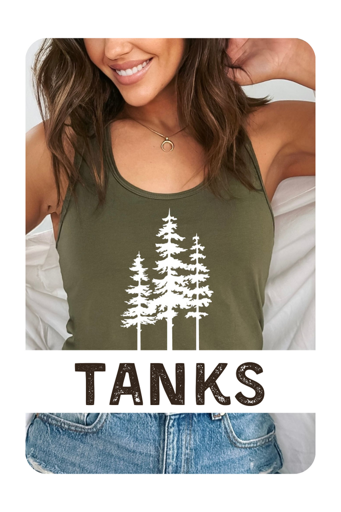 Shop 208 Tees Tanks Collection - Get ready for adventure with our graphic tee collections for babies, kids, men and women | An online graphic t-shirt boutique located in Athol, Idaho