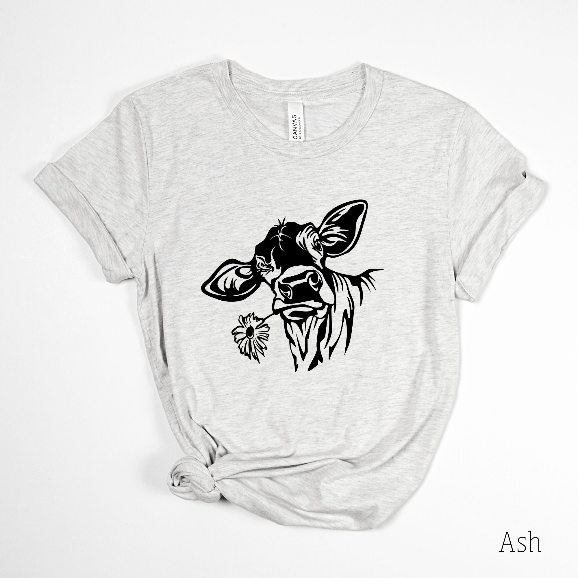 Cute Cow Graphic Tee for Women-208 Tees- 208 Tees, A Women's, Men's and Kids Online Graphic Tee Boutique, Located in Spirit Lake, Idaho