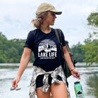 Lake Life T Shirt for Women, Womens Shirts, Lake Life, Boating Shirt 23-208 Tees- 208 Tees, A Women's, Men's and Kids Online Graphic Tee Boutique, Located in Spirit Lake, Idaho