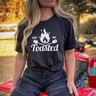 Toasted TShirt Camping Graphic Tee Happy Camper 8T-208 Tees- 208 Tees, A Women's, Men's and Kids Online Graphic Tee Boutique, Located in Spirit Lake, Idaho