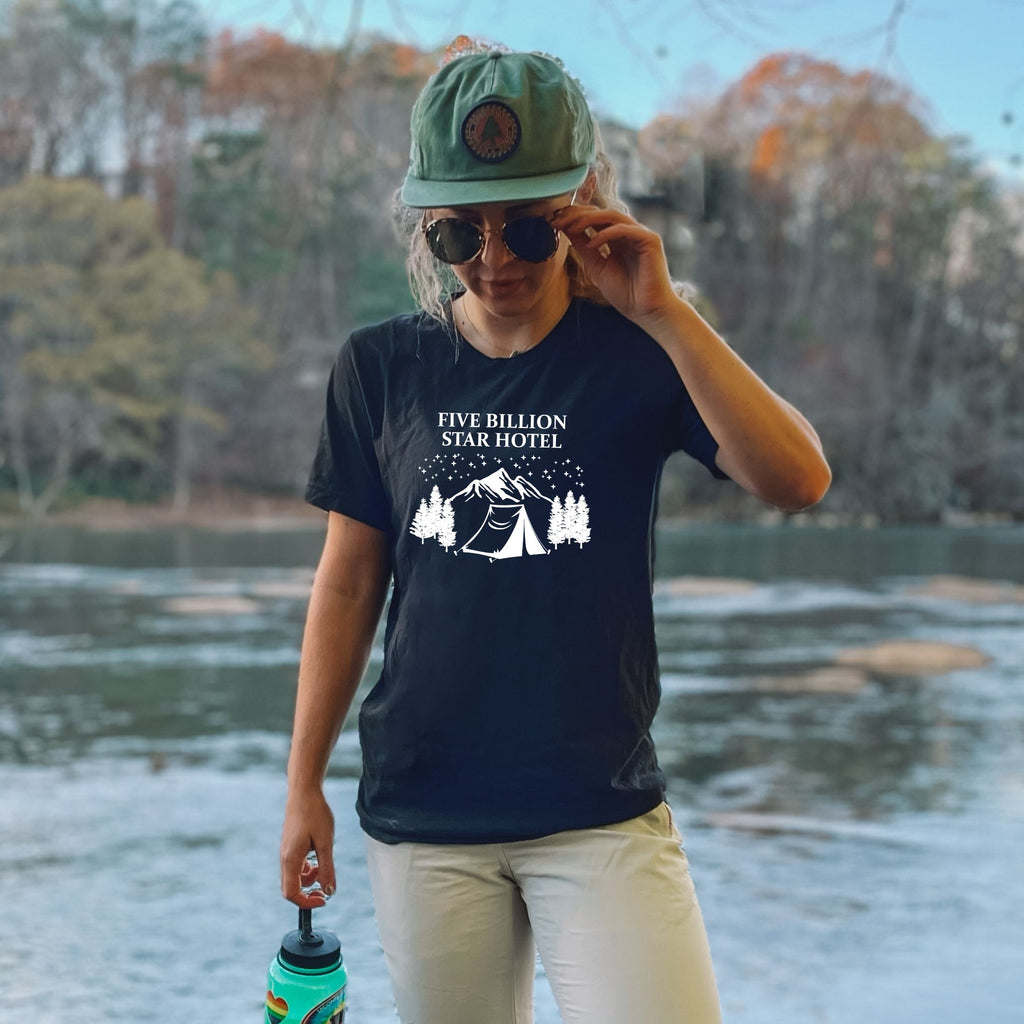 Tent Camping Shirt for Women-208 Tees- 208 Tees, A Women's, Men's and Kids Online Graphic Tee Boutique, Located in Spirit Lake, Idaho