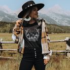 Mountain TShirt, Graphic Tee Nature, Floral Shirts-208 Tees- 208 Tees, A Women's, Men's and Kids Online Graphic Tee Boutique, Located in Spirit Lake, Idaho