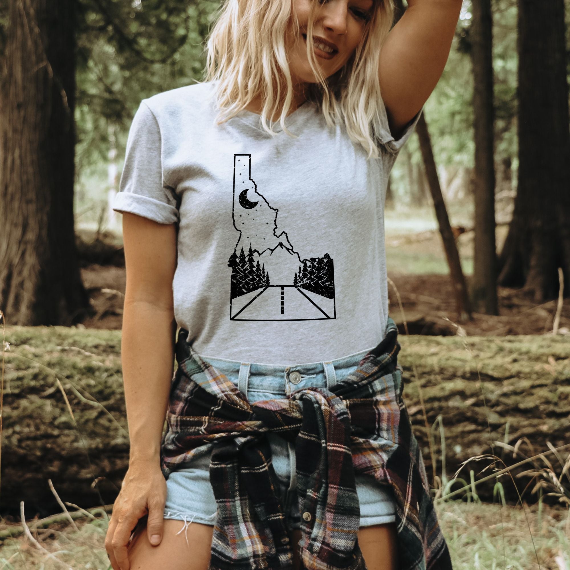 Idaho TShirt, Idahome Shirt 19T-208 Tees- 208 Tees, A Women's, Men's and Kids Online Graphic Tee Boutique, Located in Spirit Lake, Idaho