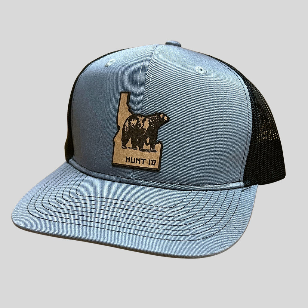 Bear Hunt Idaho Hat-Hats-208 Tees- 208 Tees, A Women's, Men's and Kids Online Graphic Tee Boutique, Located in Spirit Lake, Idaho