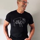 Buffalo T Shirt for Men-208 Tees- 208 Tees, A Women's, Men's and Kids Online Graphic Tee Boutique, Located in Spirit Lake, Idaho