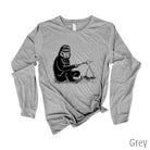 Bigfoot Roasting Smore Long Sleeve 21T-Long Sleeves-208 Tees- 208 Tees, A Women's, Men's and Kids Online Graphic Tee Boutique, Located in Spirit Lake, Idaho