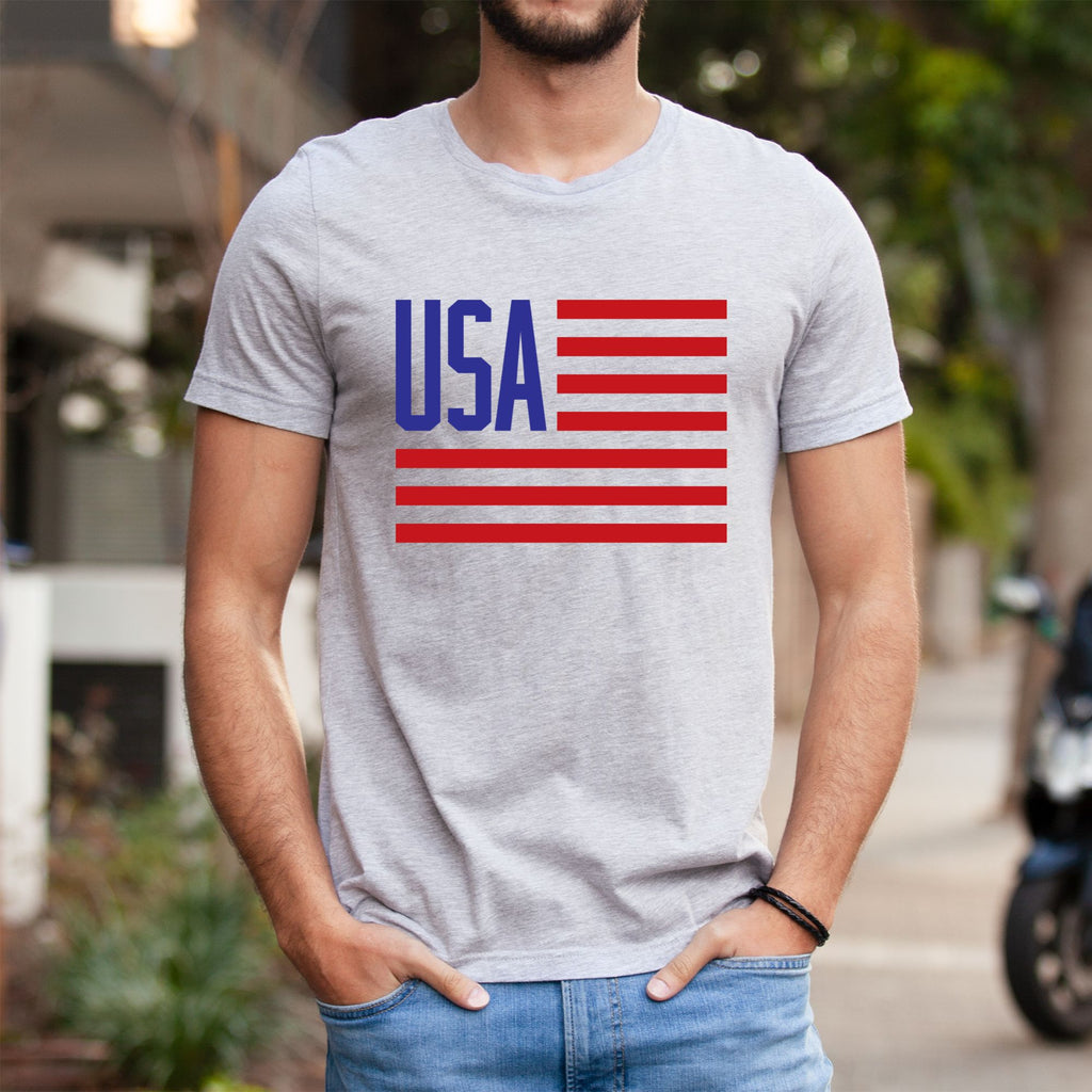 USA Flag Shirt for Men 51, 4th Of July-Mens Tees-208 Tees- 208 Tees, A Women's, Men's and Kids Online Graphic Tee Boutique, Located in Spirit Lake, Idaho
