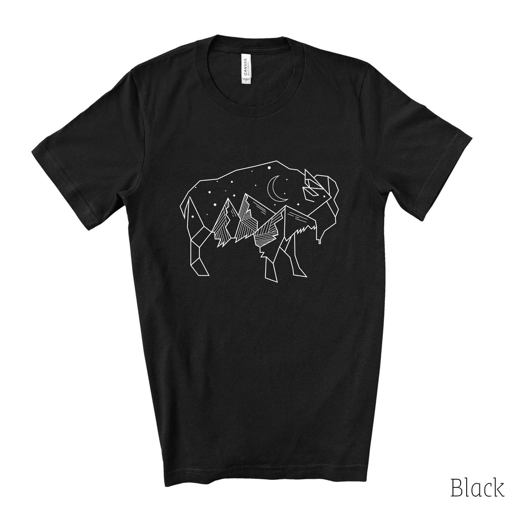 Buffalo T Shirt for Men-208 Tees- 208 Tees, A Women's, Men's and Kids Online Graphic Tee Boutique, Located in Spirit Lake, Idaho