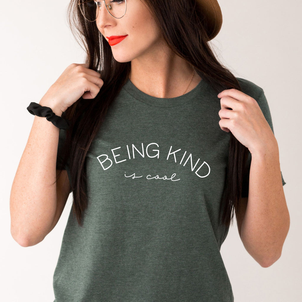 Kind Is Cool TShirt for Women-208 Tees- 208 Tees, A Women's, Men's and Kids Online Graphic Tee Boutique, Located in Spirit Lake, Idaho
