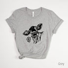 Cute Cow Graphic Tee for Women-208 Tees- 208 Tees, A Women's, Men's and Kids Online Graphic Tee Boutique, Located in Spirit Lake, Idaho