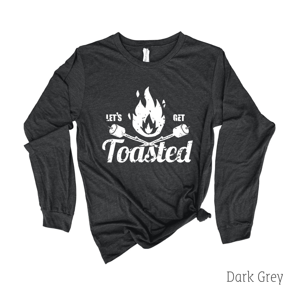 Let’s Get Toasted Long Sleeve Shirt 8T-Long Sleeves-208 Tees- 208 Tees, A Women's, Men's and Kids Online Graphic Tee Boutique, Located in Spirit Lake, Idaho
