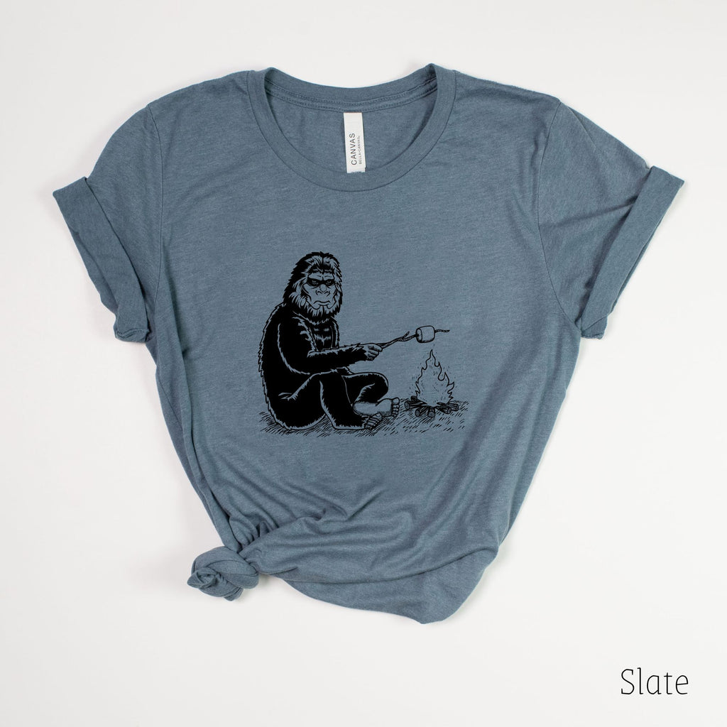 Bigfoot Smore Shirt for Women-208 Tees- 208 Tees, A Women's, Men's and Kids Online Graphic Tee Boutique, Located in Spirit Lake, Idaho