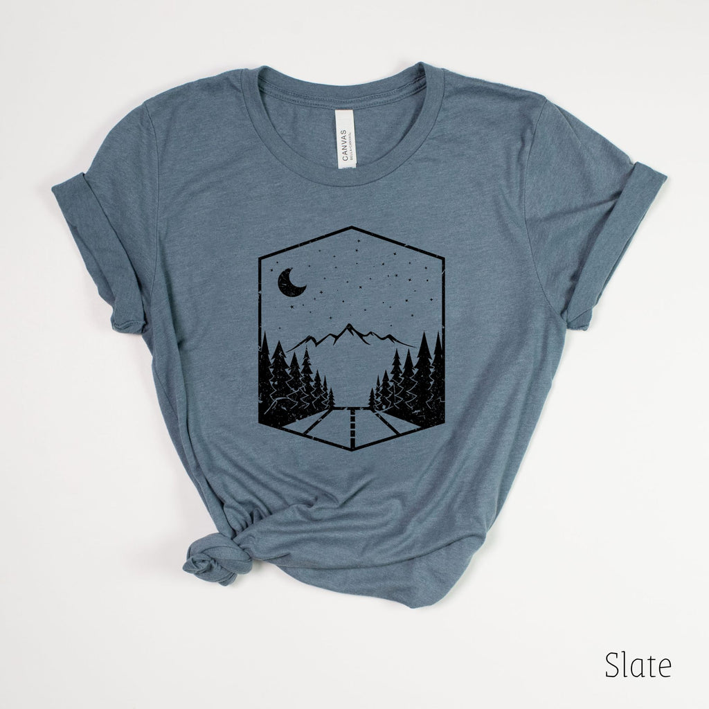 Roadtrip TShirt Nature Graphic Tee-208 Tees- 208 Tees, A Women's, Men's and Kids Online Graphic Tee Boutique, Located in Spirit Lake, Idaho