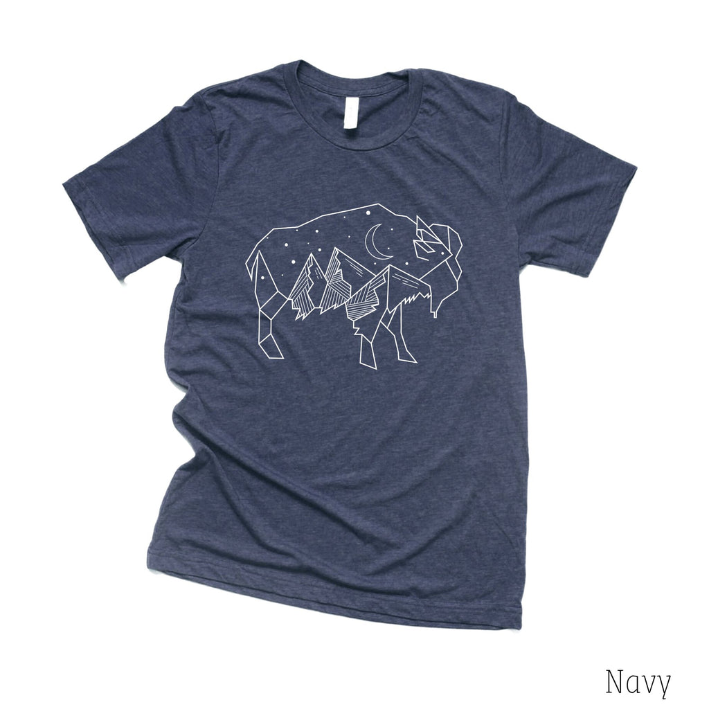 Buffalo T Shirt for Men-208 Tees- 208 Tees, A Women's, Men's and Kids Online Graphic Tee Boutique, Located in Spirit Lake, Idaho