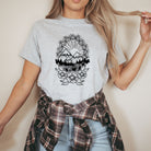 Snowy Mountain Traditional Mountain T-Shirt-208 Tees- 208 Tees, A Women's, Men's and Kids Online Graphic Tee Boutique, Located in Spirit Lake, Idaho