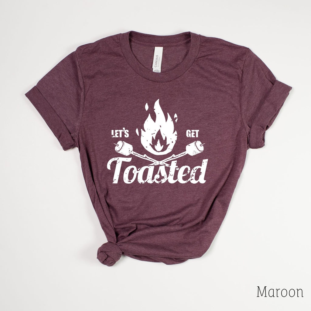 Toasted TShirt Camping Graphic Tee Happy Camper 8T-208 Tees- 208 Tees, A Women's, Men's and Kids Online Graphic Tee Boutique, Located in Spirit Lake, Idaho