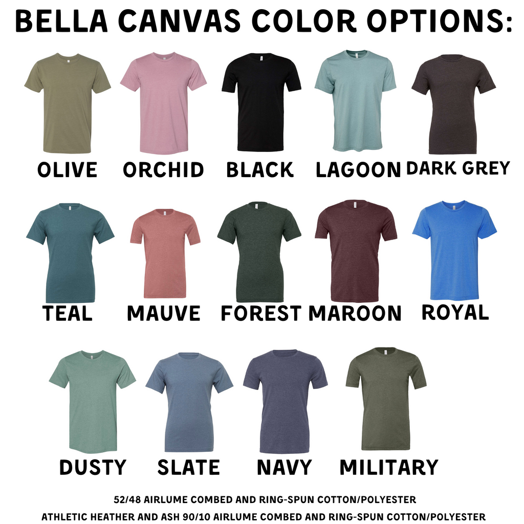 a poster with different color options for a t - shirt