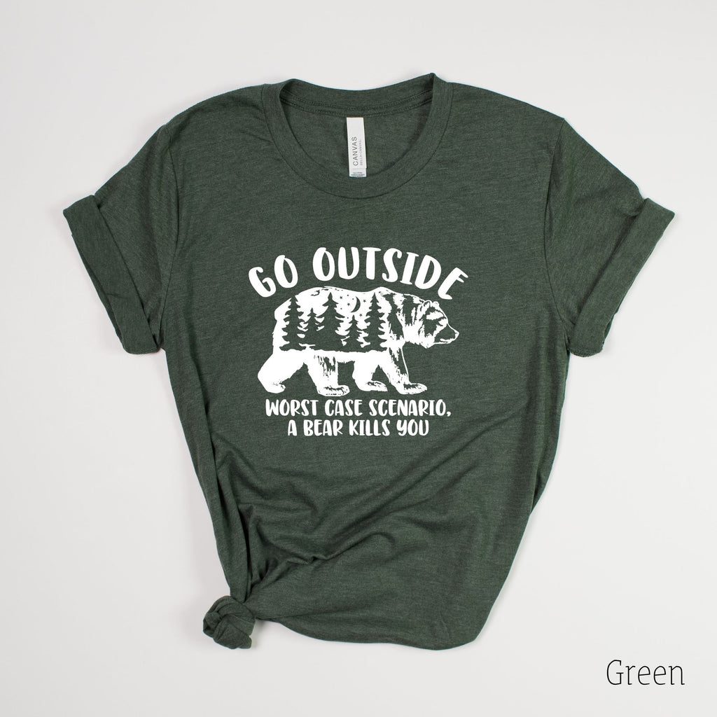 Funny Bear TShirt for Women-208 Tees- 208 Tees, A Women's, Men's and Kids Online Graphic Tee Boutique, Located in Spirit Lake, Idaho