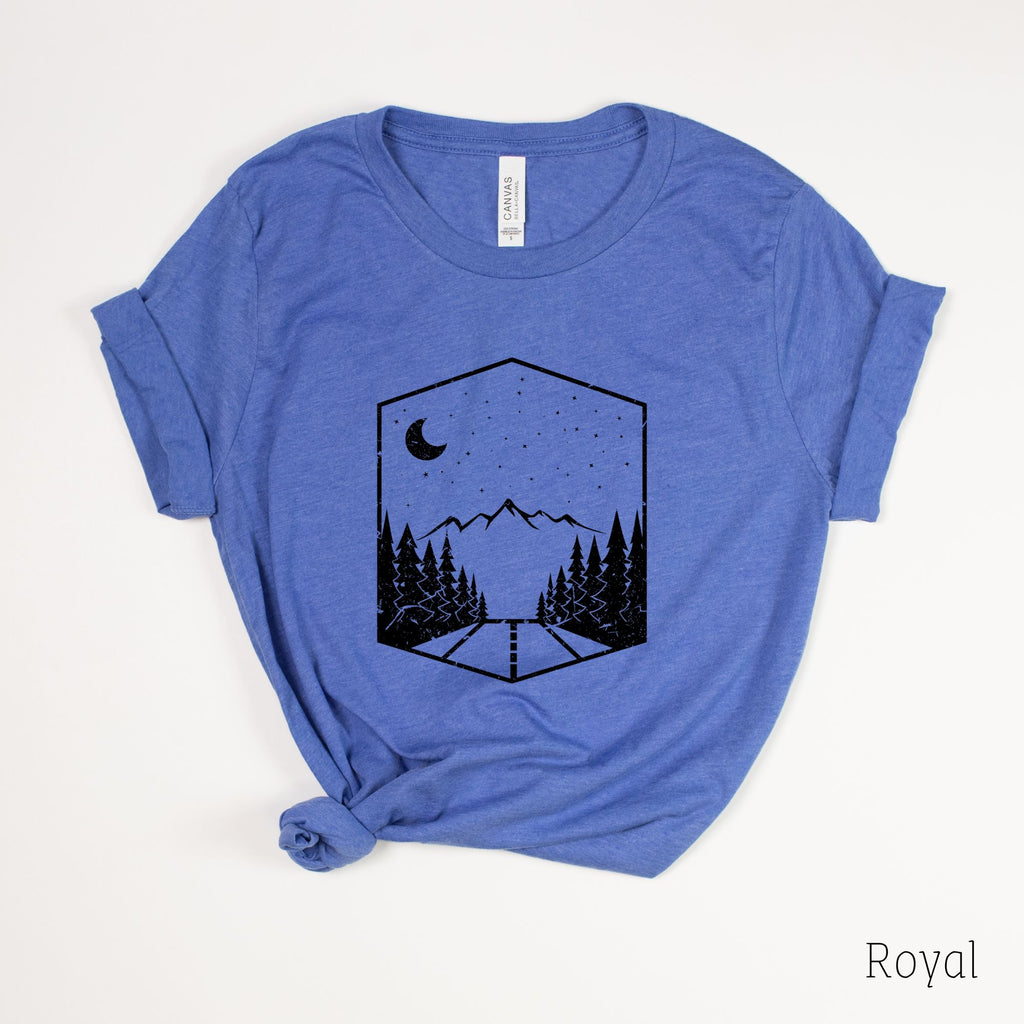 Roadtrip TShirt Nature Graphic Tee-208 Tees- 208 Tees, A Women's, Men's and Kids Online Graphic Tee Boutique, Located in Spirit Lake, Idaho