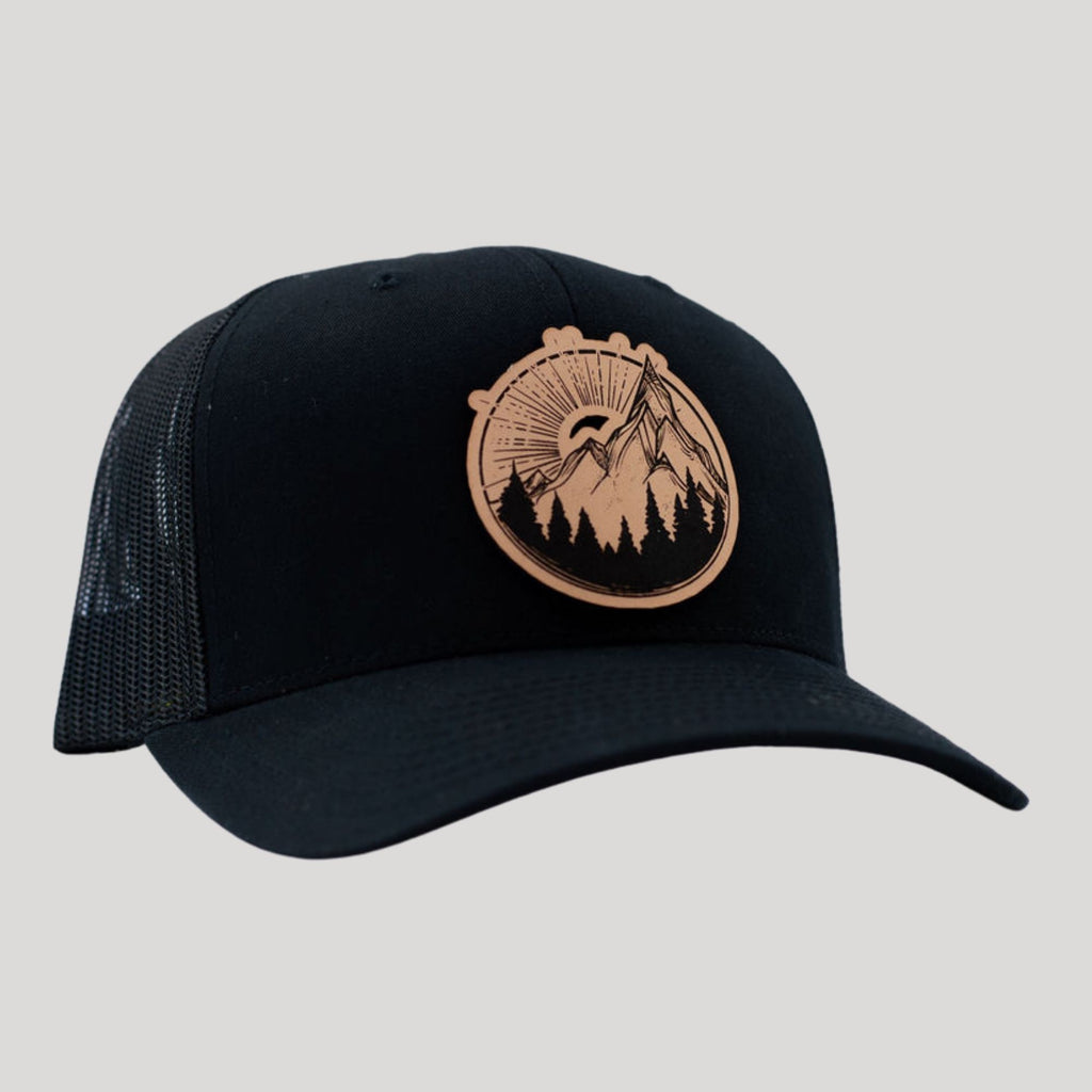 Mountain Sun Hat-Hats-208 Tees- 208 Tees, A Women's, Men's and Kids Online Graphic Tee Boutique, Located in Spirit Lake, Idaho