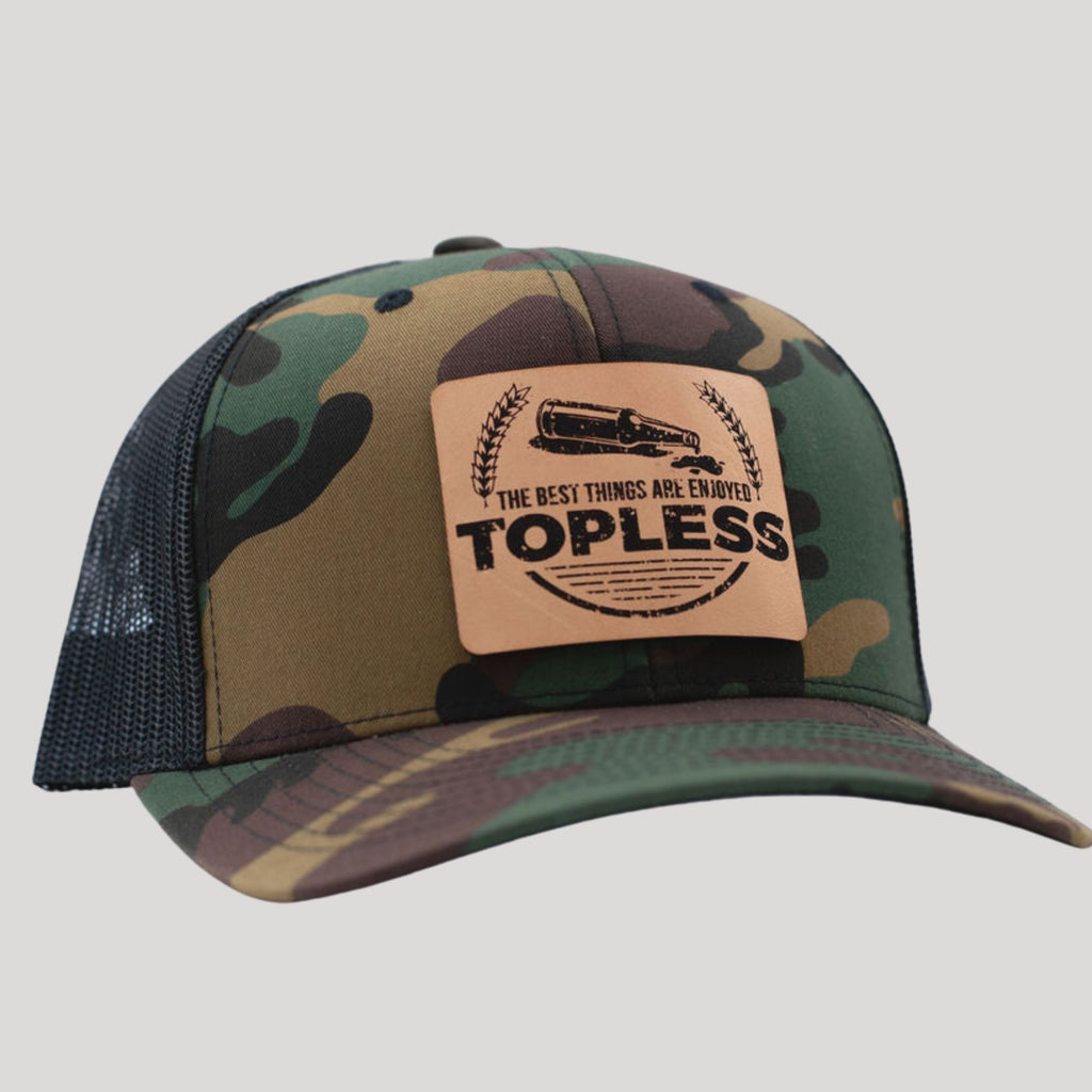 Topless Hat-Hats-208 Tees- 208 Tees, A Women's, Men's and Kids Online Graphic Tee Boutique, Located in Spirit Lake, Idaho
