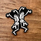 Skeleton Dancing Sticker-Sticker-208 Tees- 208 Tees, A Women's, Men's and Kids Online Graphic Tee Boutique, Located in Spirit Lake, Idaho