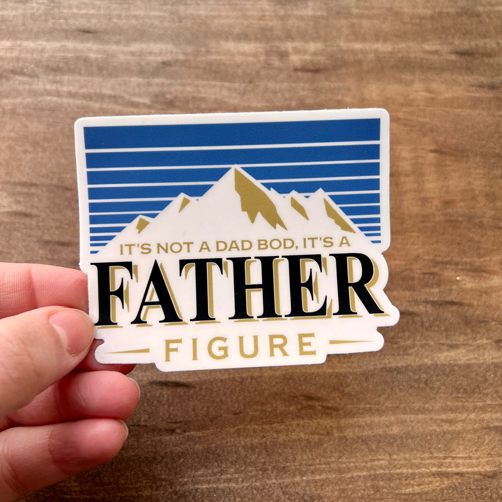 Dad Bod Sticker-Sticker-208 Tees- 208 Tees, A Women's, Men's and Kids Online Graphic Tee Boutique, Located in Spirit Lake, Idaho