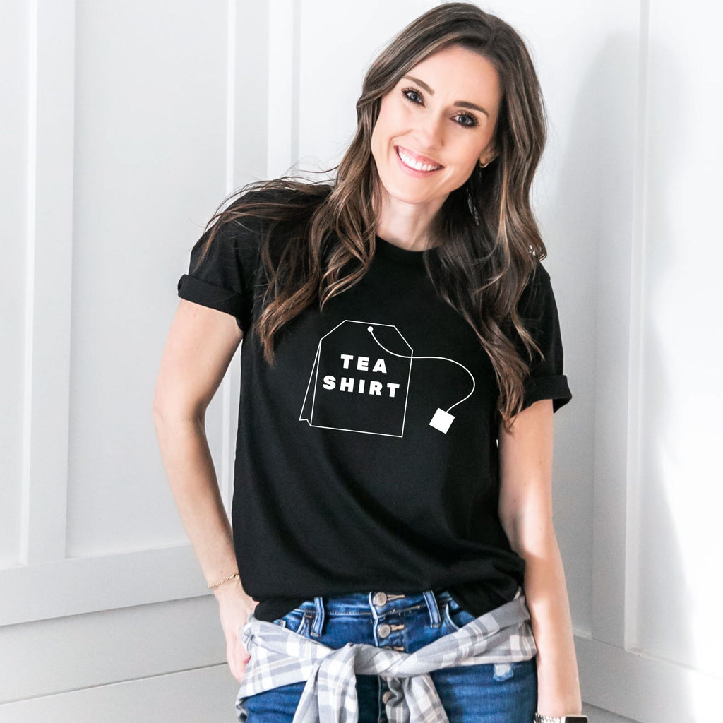 Tea Pun Graphic Tee for Women-208 Tees- 208 Tees, A Women's, Men's and Kids Online Graphic Tee Boutique, Located in Spirit Lake, Idaho