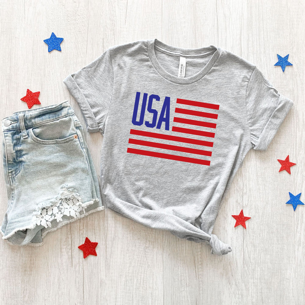 America Shirt, Patriotic Shirt, USA Shirts, Independence Day, Shirts for Women, Womens Shirts, Graphic Tee, Gift for Her, T Shirt, TShirt-Womens Tees-208 Tees- 208 Tees, A Women's, Men's and Kids Online Graphic Tee Boutique, Located in Spirit Lake, Idaho