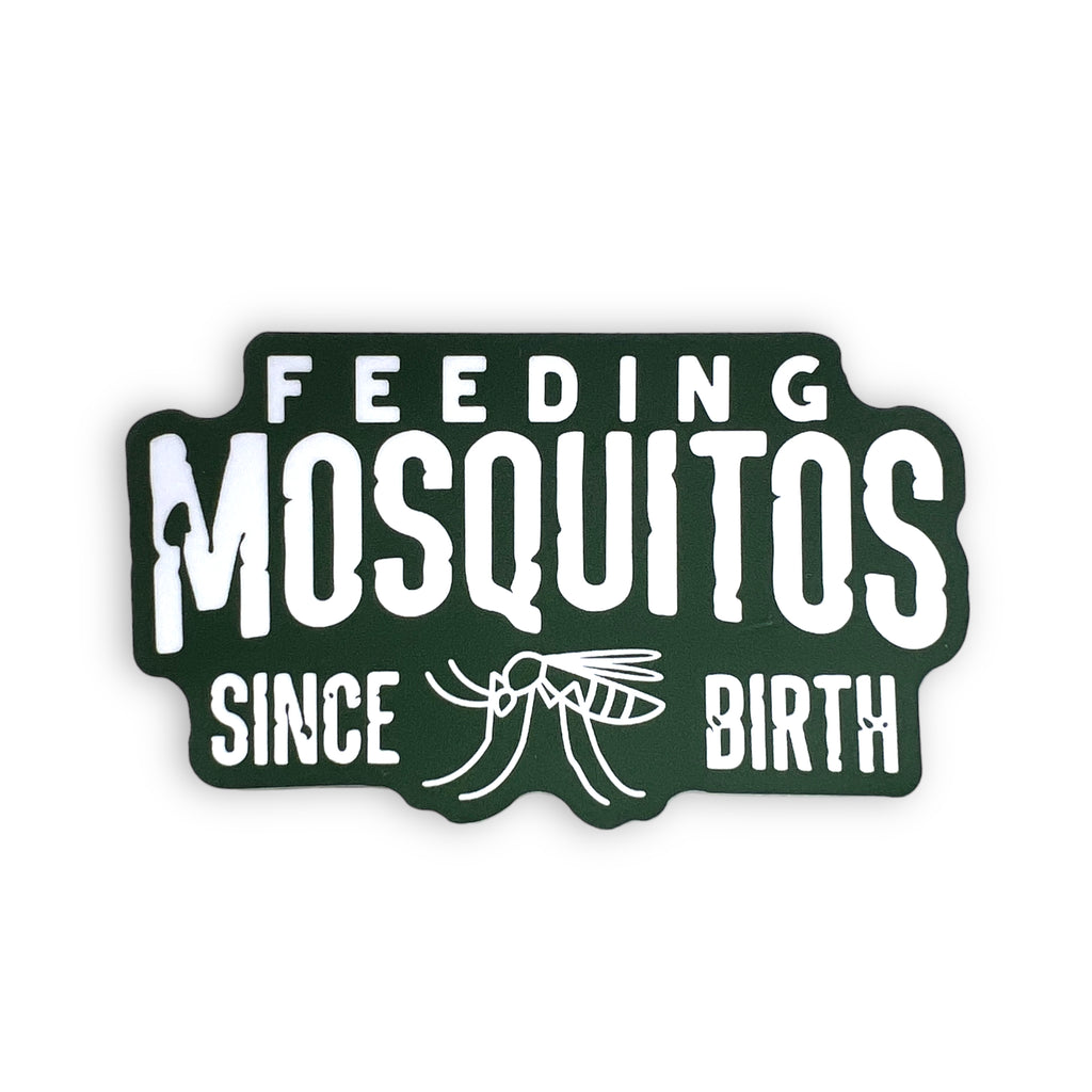 Feeding Mosquitos Sticker-Sticker-208 Tees- 208 Tees, A Women's, Men's and Kids Online Graphic Tee Boutique, Located in Spirit Lake, Idaho