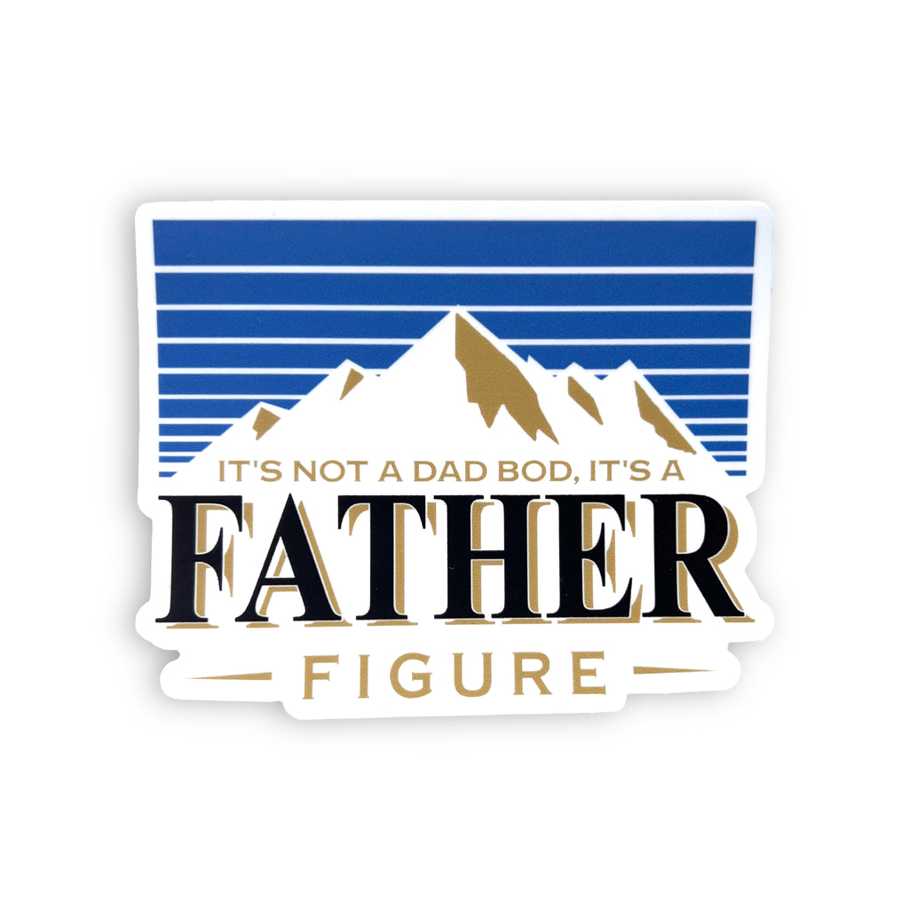 Dad Bod Sticker-Sticker-208 Tees- 208 Tees, A Women's, Men's and Kids Online Graphic Tee Boutique, Located in Spirit Lake, Idaho