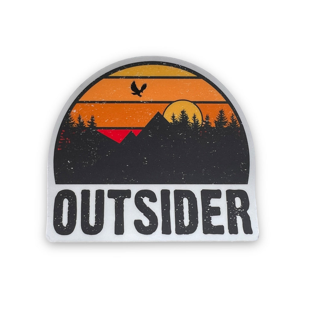 Outsider Nature Sticker-Sticker-208 Tees- 208 Tees, A Women's, Men's and Kids Online Graphic Tee Boutique, Located in Spirit Lake, Idaho