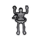 Skeleton Swimming Sticker-Sticker-208 Tees- 208 Tees, A Women's, Men's and Kids Online Graphic Tee Boutique, Located in Spirit Lake, Idaho