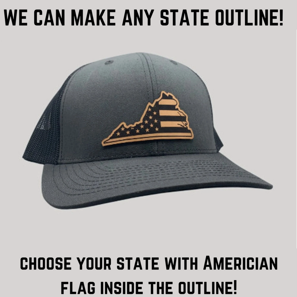 State Flag Hat - Pick Your State!-Hats-208 Tees- 208 Tees, A Women's, Men's and Kids Online Graphic Tee Boutique, Located in Spirit Lake, Idaho