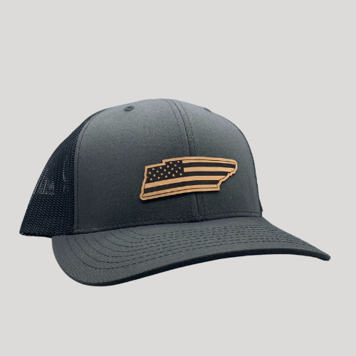 Tennessee Flag Hat-Hats-208 Tees- 208 Tees, A Women's, Men's and Kids Online Graphic Tee Boutique, Located in Spirit Lake, Idaho