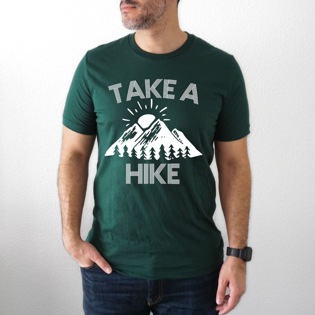 Take A Hike Mens TShirt 31-208 Tees- 208 Tees, A Women's, Men's and Kids Online Graphic Tee Boutique, Located in Spirit Lake, Idaho